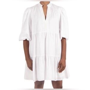 Emily McCarthy Dress Women’s White Frankie Mini Size Medium